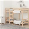 vidaXL Letto a Castello Senza Materasso 90x200cm Massello Pino