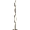 Lucande Lampadine LED lampada da terra alluminio, dimmerabile piantana | lampada pavimento2 luces, Moderno, 3000 K Bianco caldo per Soggiorno, Sala da pranzo