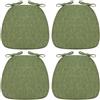 VEAI Cuscini Per Sedie Con Cinghie Set 2/4/6, Confortevole Cuscini Di Seduta Trapezio 43 * 41 * 35cm Lavabili Antiscivolo Per Cucina (Color: A7, Size: 4pcs)