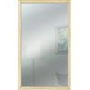 Lupia Specchio da parete moderno 38x63 cm con cornice Mirror OPTICAL Legno Naturale design sottile in legno, specchiera per camera da letto, soggiorno, ingresso