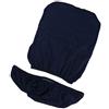 Tenlacum Copertura universale per sedia girevole da ufficio, in tinta unita, elasticizzata, per sedia da computer, per sedie da studio (blu navy)