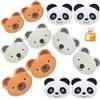 Generico Pacco 12 Pinze Chiudi Pacco a Clip Forma Panda,Orso e Koala, Chiudere Sacchetti Buste Pacchetti Alimentari Conserva Cibo Fresco Chiusura No Umidità Mollette Plastica Cucina (ANIMALS)