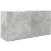 vidaXL Mobile da Bagno a Parete Grigio Cemento 80x25x40 cm Truciolato, Armadio a Muro da Bagno, Armadio da Bagno a Muro, Armadio da Bagno a Parete