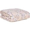 Clara Home Milano Trapuntino Matrimoniale Primaverile, Copriletto Mezza Stagione con Motivo Jacquard a Foglie, Velluto 100% Poliestere, 260x270 cm, Rosa (Beatrice Beige, 1 Piazza e Mezza)