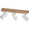 Lindby Faretto dimmerabile (Moderno) colore Ocra, in Legno ad es. Soggiorno & Sala da pranzo Lampada incasso plafoniera applique