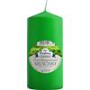 La Briantina Candela Profumata Mangiafumo, Durata 75 Ore, 13x6 cm, Verde, Profumo di Muschio
