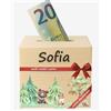 DEschenk Salvadanaio In Legno Personalizzabile per Banconote E Monete, Con Il Nome Desiderato - Libro Risparmio Soldi Unico - Libretto Risparmio Soldi (Animali della foresta)