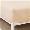 Bassetti Lenzuola Singole, Lenzuolo Sotto con Angoli Singolo 90x200 cm - Lenzuolo in Cotone 100% Cotone, Made in Italy - Col. Avorio 30