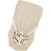 YWJLQH Copripoltrona in Legno Copripoltrona Elastico Comodo al Tatto Realizzato in Tessuto Jacquard di Poliestere E Spandex Decorazione per La Casa Accessori, Beige