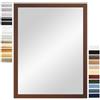 PrimeLuxe Specchio da parete 60 x 70 cm (dimensioni esterne), colore e dimensioni a scelta, specchio per il bagno e il corridoio, con cornice in legno, prodotto in Germania