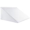 beties BasicSoft, federa per cuscino a cuneo, ca. 62 x 49 x 30 cm, 100% cotone, in jersey, colore bianco puro