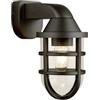 Searchlight Lighting Applique Contemporanea Mare Policarbonato Nero Trasparente 1 Luce E27
