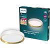 Philips Hanno, Plafoniera sffitto LED, Bianco | Luce bianca calda, SceneSwitch, 24 W, Intensità regolabile, 2800 lm, 2700 K, EyeComfort, IP20, Facile da installare