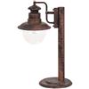 RABALUX 8165 a + + to e, Base lampada Odessa, Metallo, E27, antico marrone, 22 x 33 x 53.5 cm