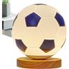 Générique Lampada da tavolo da calcio, lampada da comodino da calcio | lampada da comodino | lampada da tavolo a LED, luce notturna creativa per camera da letto, ufficio, comodino, cameretta dei bambini