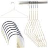 Mevo Grucce Rainbow Appendiabiti 40 cm Metallo Colorate Salvaspazio Casa Lavanderia Negozi Abbigliamento in Ferro (Bianco, 100)