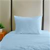 Ruggeri Set Lenzuola 3 Pezzi Completo Letto Singolo, Cotone, Azzurro | Set 3 pezzi Completo Letto Singolo 100% Puro Cotone Made In Italy Collezione Let's Color! (Azzurro)
