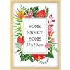 MG Design Cornice 35x50 cm - colore Naturale, in legno, con vetro acrilico - da appendere in verticale o in orizzontale, senza sfondo, per foto, poster, puzzle