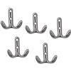 GedoTec Ganci appendiabiti ganci appendiabiti Gancio per cappotto Gancio per cappello MOON Acciaio Inox Finish 2 Modelli incl. Materiale di montaggio Qualità di marca
