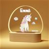 Giftove Lampada Personalizzata con Nome per Bambina, Luce Notturna Bambini