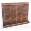 P T PERTONI TENDE Persiana Alicantina Avvolgibile su misura in legno noce verniciato | Freno e puleggia in metallo | PERTONI TENDE (larghezza 80 cm x 120 cm lunghezza)