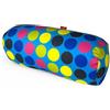 COVERBAGBCN Cuscino Antistress di Perle Rilassante Blu Pois Colori