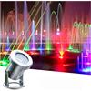 LGJEGD Faretti Immersione Piscina 3W, IP68 Impermeabile LED in Acciaio Inossidabile Proiettori a Fascio di Luce Distanza di irraggiamento 5-10M (Color : White, Size : 220v)