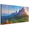 murando Quadro Paesaggio 200x80cm 5 pezzi Stampa su tela XXL Immagini moderni Murale Fotografia Grafica Decorazione da parete Natura Montagna c-B-0303-b-m