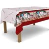 BANZAII TEXTILE INNOVATOR ONLINE Banzaii Tovaglia Invernale Natalizia in PVC Cerata Antimacchia Resistente a Sole e Intemperie Facile Da Tagliare Nella Misura Che Vuoi - Babbo Natale 140x100 cm