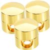 TOYANDONA Portacavi per Cavi e Ancoraggi per Cavi in Alluminio Dorato Ganci per Lampadari e Plafoniere da Soffitto Fissaggio Sicuro e Rapido Set da 3 Pezzi per Casa e Ufficio