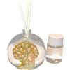 DLM Bomboniere DLM-A482 Bomboniere 12 Profumatori in vetro linea Albero della vita portafortuna Bimba Calice Comunione Grappolo d' uva 12 profumi e 12 scatole Comunione bambina cm 7x6 da 50 ml
