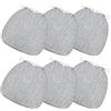 VEAI Cuscini per Sedie da Cucina con Cinghie Set 2/4/6 Cuscini di Seduta, Confortevole Cuscini Sedie Cucina Trapezio 43 * 41 * 35cm Cucina Lavabili Antiscivolo(Color:A8,Size:6pcs)
