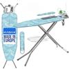 KADAX Asse da Stiro 120 x 30 cm con Manicotto - per Stiratura a Vapore - Piedini Antiscivolo per Maggiore Stabilità