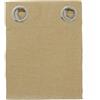 Corredocasa Tenda Linone Canapone Tinta Unita da Arredamento con Anelli 140x280 cm Telo Arredo Pannello Singolo da Soggiorno o Altri Ambienti Casa o Ufficio Balcone Porta Finestra (Beige)