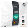 Lileno Home Imbottitura per cuscino, 40 x 40 cm, set da 1 pezzo, cuscino interno trapuntato, per chi soffre di allergie, in microfibra, come cuscino decorativo e cuscino da divano, lavabile a 40 °C