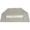 RICAMI FIORENTINI BALDI Copriaffettatrice Tessuto Cotone 100% Tinto in Filo con Ricamo. Misura Grande cm 44x55x30. su Richiesta Misure Personalizzate. (Grande, Beige)