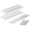 inferramenta SCOLAPIATTI metallo verniciato grigio con vaschetta raccogli gocce (76 CM PER PENSILI DA 80 CM)