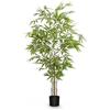 MAIA SHOP Bambù artificiale 150 cm Minimal, pianta finta grande da interno iperrealistica, albero decorativo elegante per casa ufficio e hotel