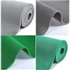 Generico Tappeto Anti-Slip Impermeabile DRENANTE | Pedana in Plastica, Gomma, PVC, Su MISURA | Sauna - Bagno Turco - Docce - Docce - Piscina | Grigio-Verde (GRIGIO, 700x120cm)