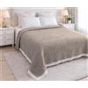 Tata Home Trapuntino Singolo Primaverile Estivo Copriletto Trapuntato Imbottito Mezza Stagione Extra Morbido Misura 170x250 cm Shabby Chic Cuori Mod. Belle Colore Beige