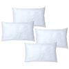 Tata Home Set 4 Pezzi Anima Imbottitura in Ovatta per Cuscini Arredo Divano e Letto Made in Italy Misura 30x50 cm
