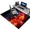 KQIEJUY Tappeto Sedia Ufficio Gaming, Tappeto Salvapavimento 90 x 140 cm, Tappeto Sedia Gaming/Tappeto Ufficio, Tappeto Per Sedia Con Ruote, Tappeto Gaming Pavimento, Tappetino Protettivo per Pavimenti Duri