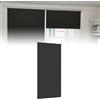Froadp Tenda avvolgibile oscurante senza fori e con fori, Klemmfix, colore nero, 120 x 160 cm, per finestre interne