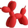 YOYUMI Scultura Cane Palloncino, Ornamenti Decorativi in Resina, Adatto per decorare soggiorni camere da letto e uffici, (Rossa 8.7Inch)
