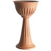 Decor Space Decorspace Vaso alto a colonna in plastica Alba posacenere da esterno h 75 cm (Terracotta)