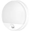 Orno Agat Modern - Lampada da esterno con sensore di movimento, 4000 K, IP54, 15 W, colore: Bianco