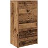 vidaXL Credenza con 6 Cassetti Legno Antico 50x34x96 cm in Truciolato, mobiletto portaoggetti, Madia, mobiletto portaoggetti per Soggiorno, Buffet