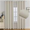 Ystyle Tende Oscuranti per Interni 2 Pezzi, 140x300 CM, Termiche Isolanti, Anti-Rumore, con Anelli, Tenda Moderna Per Camera da Letto e Soggiorno, Beige