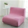 Surwin Fodera per Sedia Senza Braccioli, Elasticità Copridivano 1 Posti Senza Braccioli Antiscivolo Singola Fodera Divano per Sedia Hotel Salotto (Plaid Rosa Viola)
