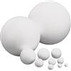 Rayher 3306300 Sfera in Polistirolo, Divisibile, 2 Semisfere, da Decorare e Colorare, Bianco, 40 cm, Natale